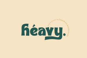 Heavy – Bold Font