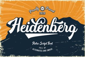 Heidenberg – Retro Font