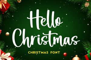 Hello Christmas Font