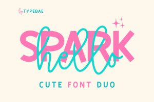 Hello Spark – Cute Font Duo