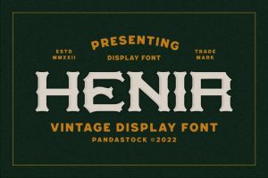 Henir – Western Cowboy Font