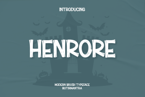 Henrore – Halloween Wood Font