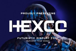 Hexco – Monospace Sans Serif Display Font