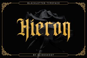 Hieron – Blackletter Font