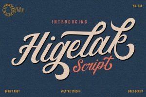 Higelak Retro Font