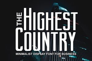 Highest Country Elegant Font