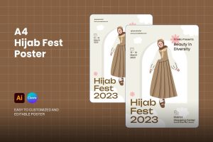 Hijab Fest – A4 Poster