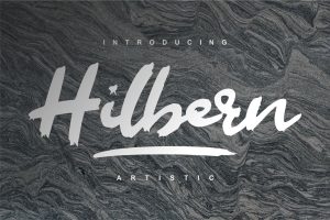 Hilbern Artistic Font
