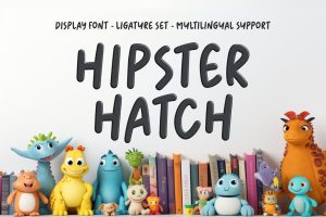 Hipster Hatch – Display Font