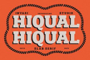 Hiqual – Western Vintage Font