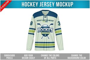 Hockey Jersey Mockup