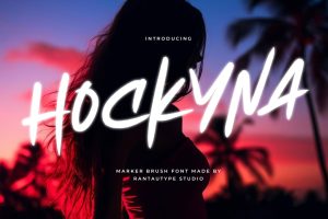 Hockyna Marker Font