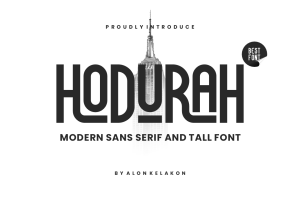 Hodurah Modern Font