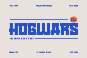 Hogwars – Modern Sans Font
