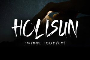 Holisun – Handmade BrushFont