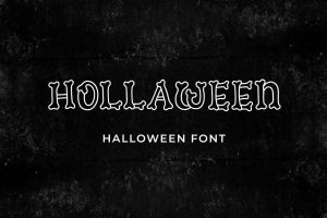 Hollaween – Halloween display font