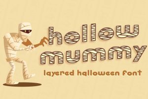 Hollow Mummy – Halloween Font