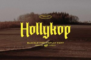 Hollykop – Medieval Font
