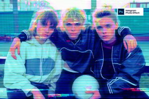 Hologram Photo Effect