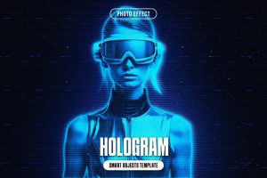 Hologram Photo Effect