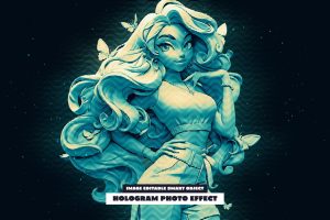 Hologram Photo Effect