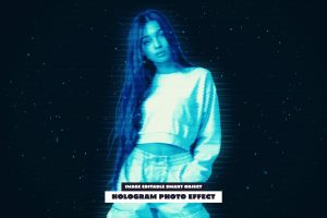 Hologram Photo Effect