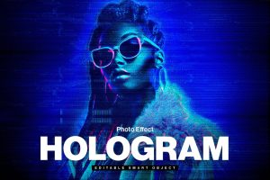 Hologram Photo Effect