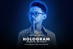 Hologram Photo Effect