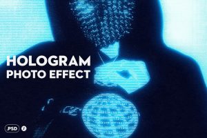 Hologram Photo Effect