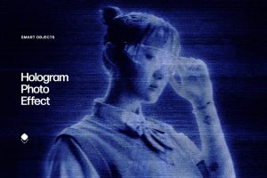Hologram Photo Effect