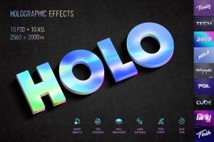 Holographic Text – 10 PSD