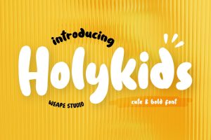 Holykids – Cute & Bold Font