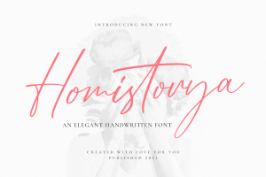 Homistorya – Wedding Font