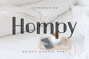 Hompy – Quirky Doodle Font
