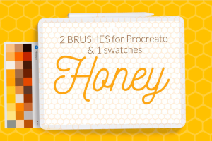Honeycomb Pattern Brushes Procreate