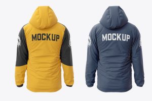 Hooded Windbreaker Mockup