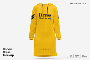 Hoodie Dress Mockup