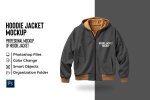 Hoodie Jacket Mockup