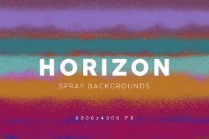 Horizon Spray Paint Backgrounds