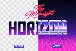 Horizon Text Effect