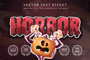 Horror Blood – Editable Text Effect, Font Style