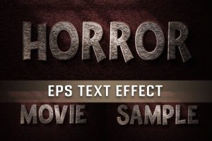 Horror Editable Text Effect