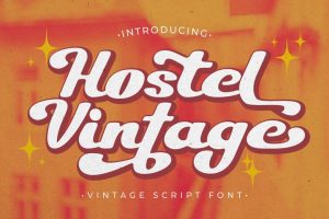 Hostel Vintage – Vintage Script Font