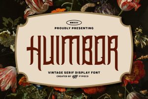 Huimbor – Medieval Display Font
