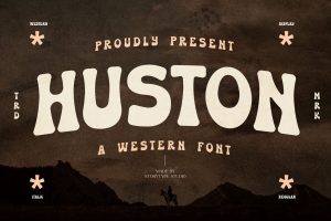 Huston Western Font