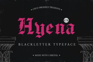 Hyena – Old English Font