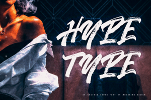 Hypetype – Painted Brush Font