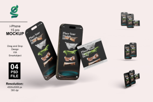 I PHONE SOCIAL MEDIA MOCKUP