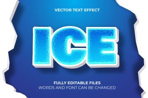 Ice 3d Text Effect