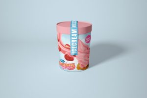 Ice Cream Bucket Mockup
